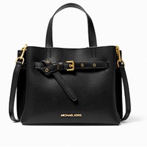 Michael Kors Handbags - Michael kors Emilia Small Satchel - Black NWT